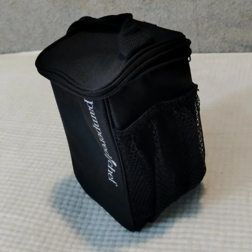 Pampered Chef Insulated Bag ONLY for Make and Take Salad Mason Jar #0056